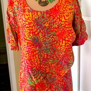 BALI BATIK HAND PAINTED RESORT WEAR SIZE SMALL NWOT